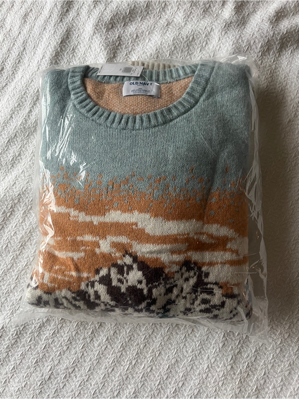 NEW Old Navy nature design crewneck sweater men’s XXL
